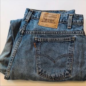 Levi 912 Vintage Orange Tag Denim Tapered Jeans